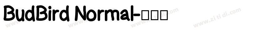 BudBird Normal字体转换